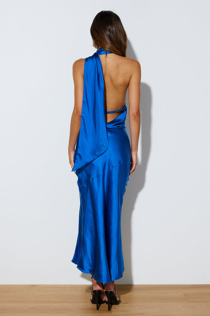 Athena Dress - Cobalt
