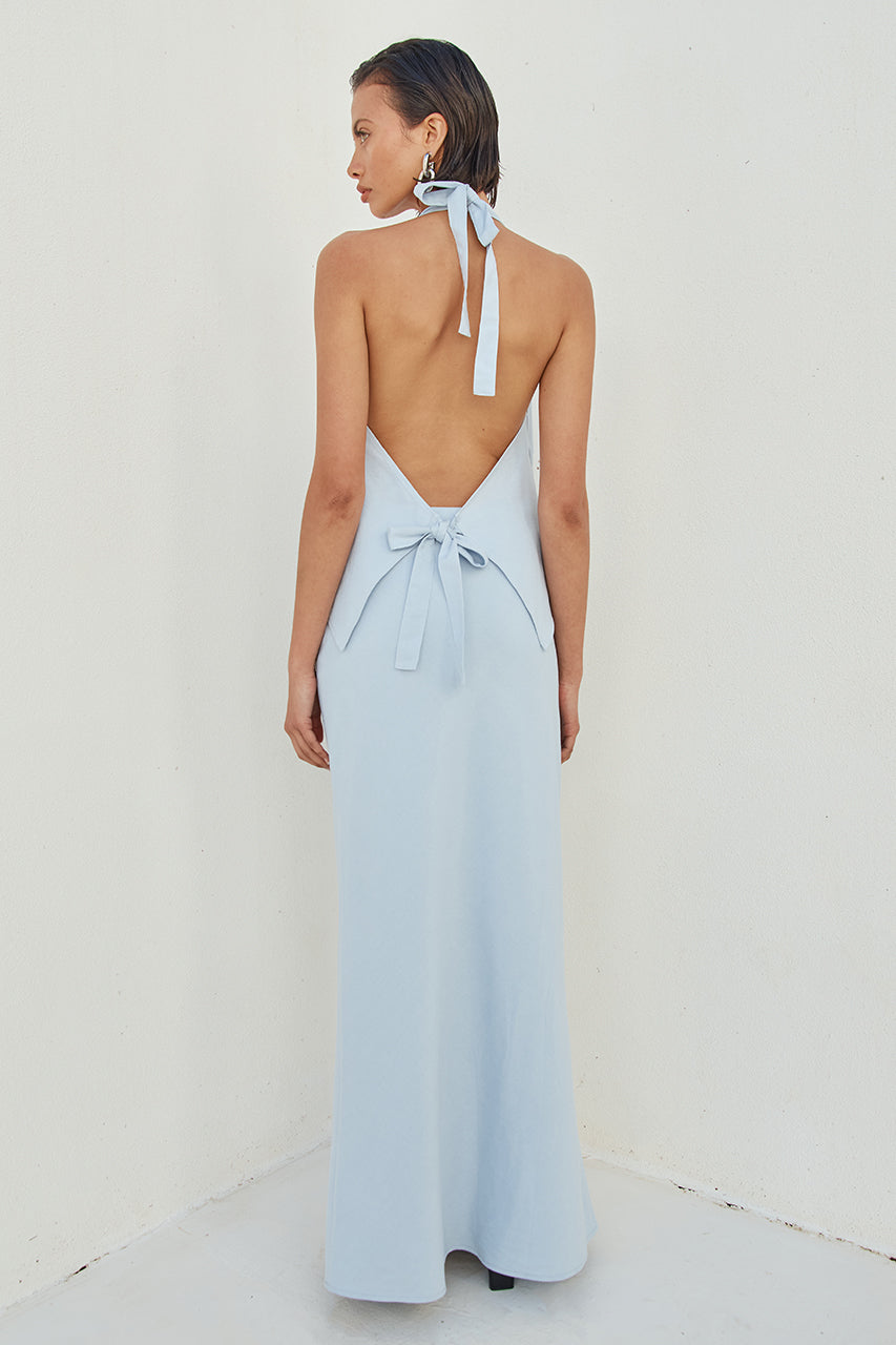 Brioni Maxi Skirt - Sky Blue
