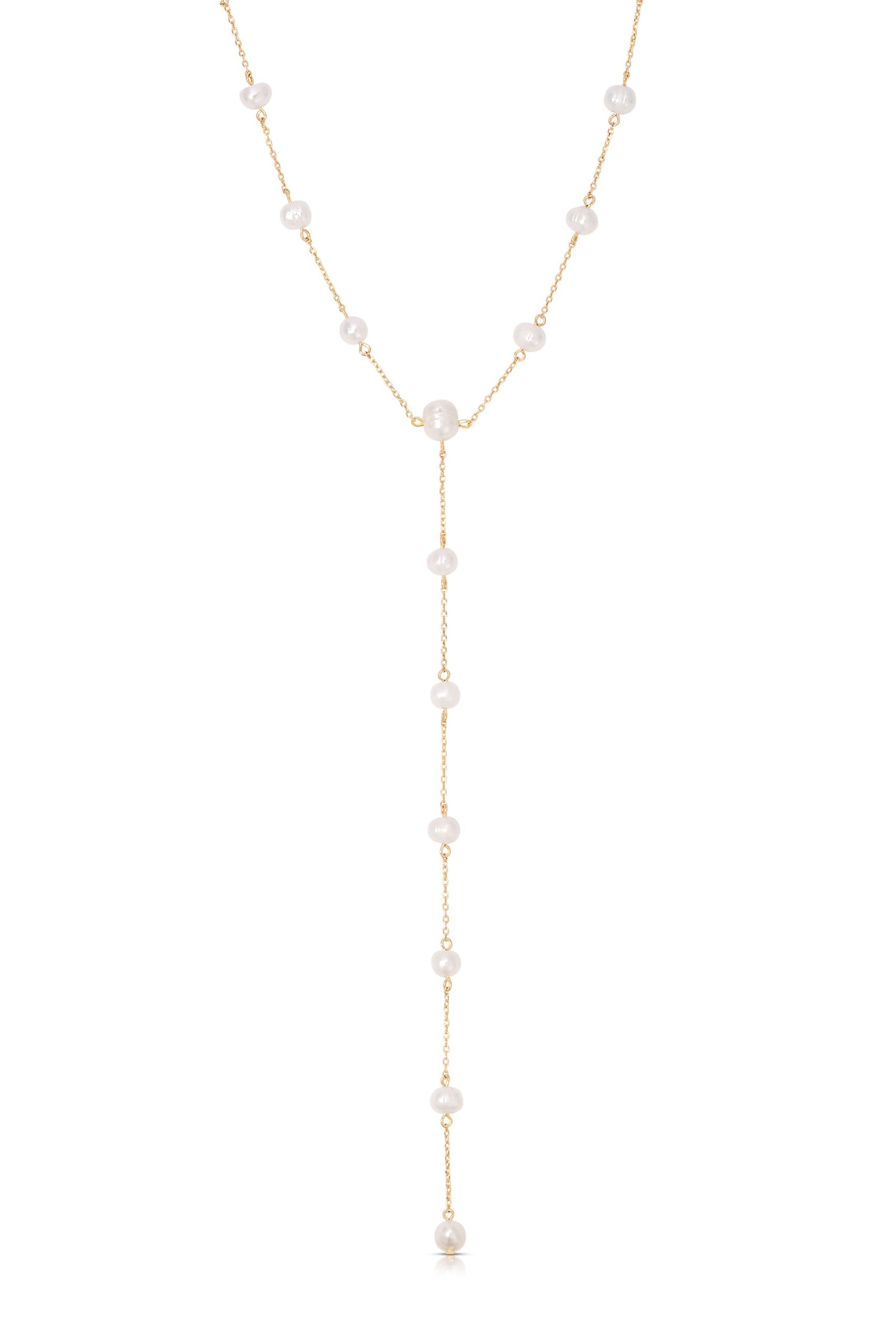 Dripping Pearl Necklace