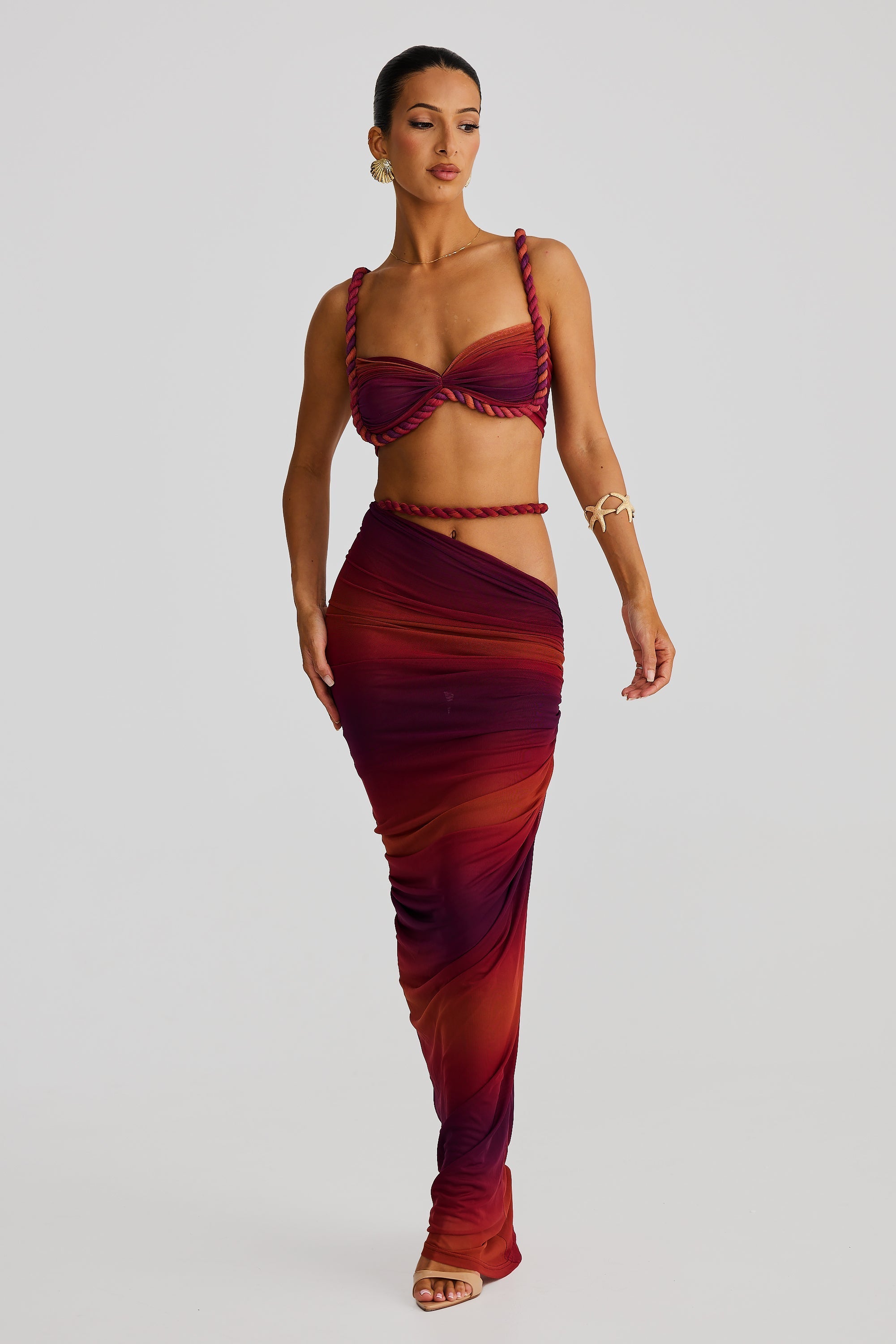 Zenaya Skirt - Sunset Ombre