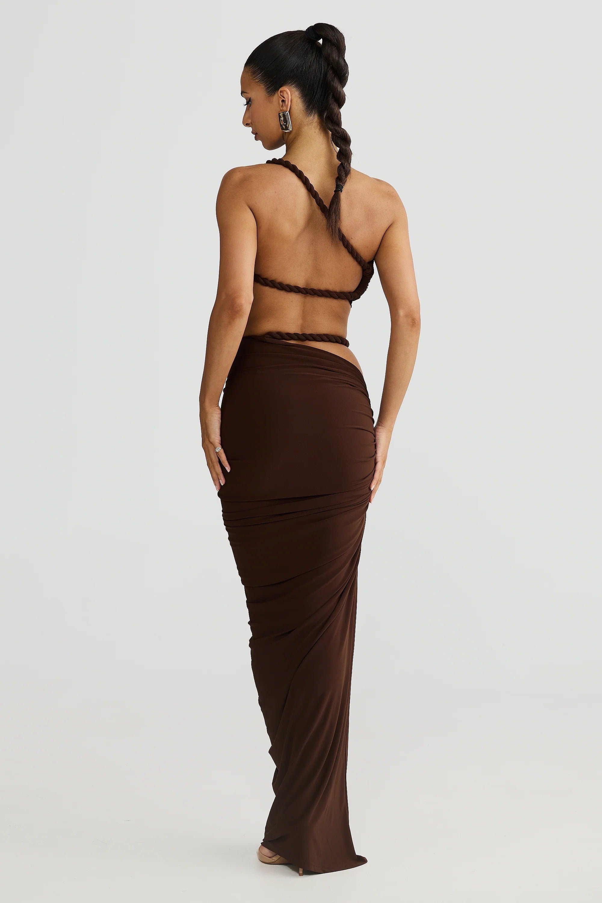 Zenaya Skirt - Espresso Brown