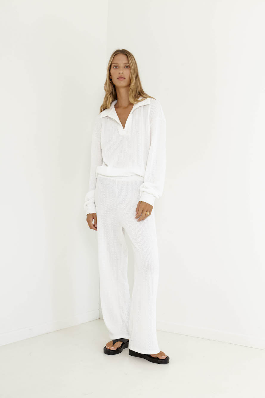 Avery Pant - White