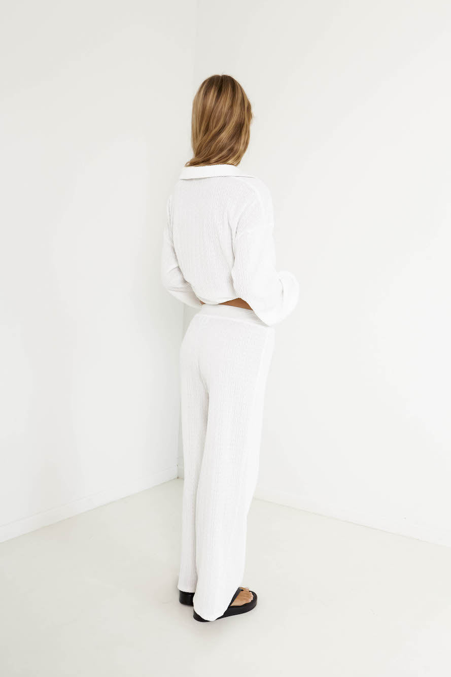 Avery Pant - White