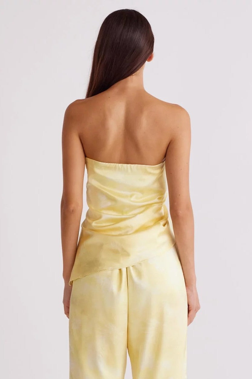 Lyra Print Top - Panna Cotta