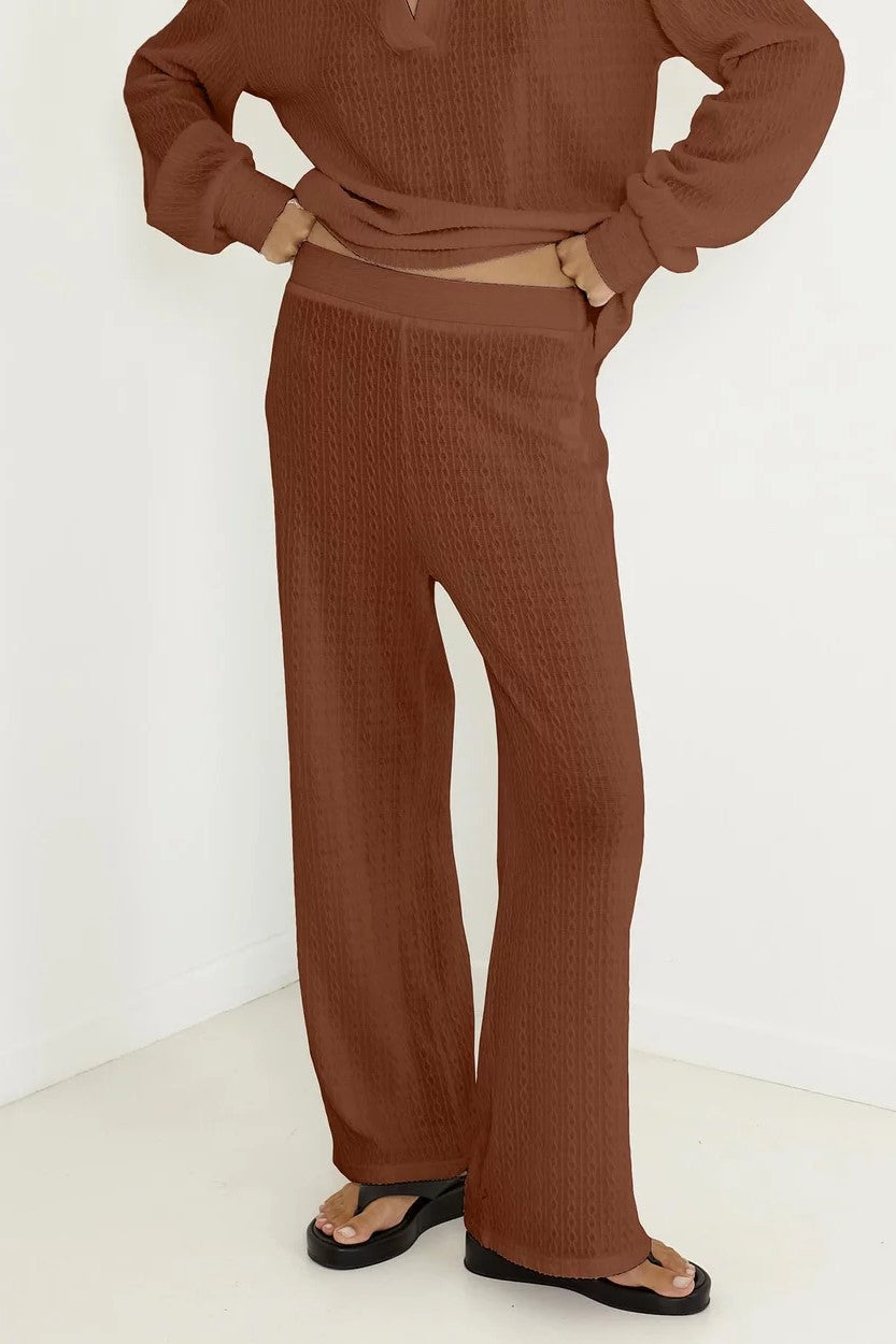 Avery Pant - Chestnut