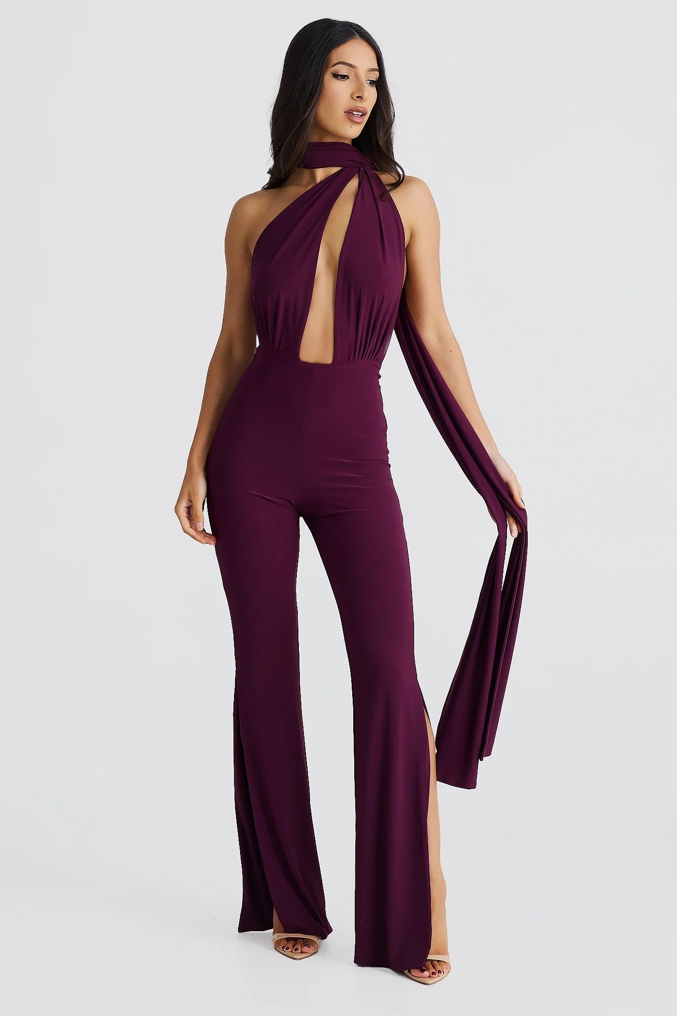 Vera Multi-Way Jumpsuit - Mulberry