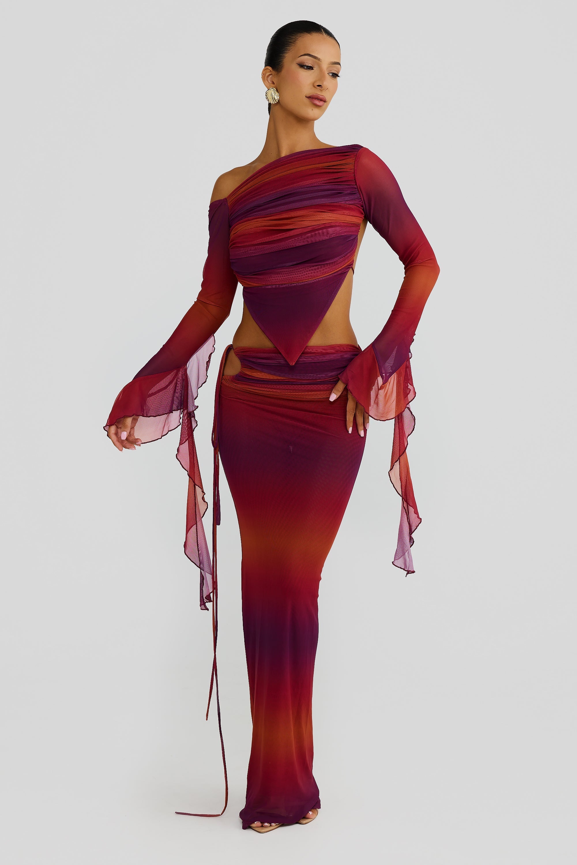 Valetta Skirt - Sunset Ombre