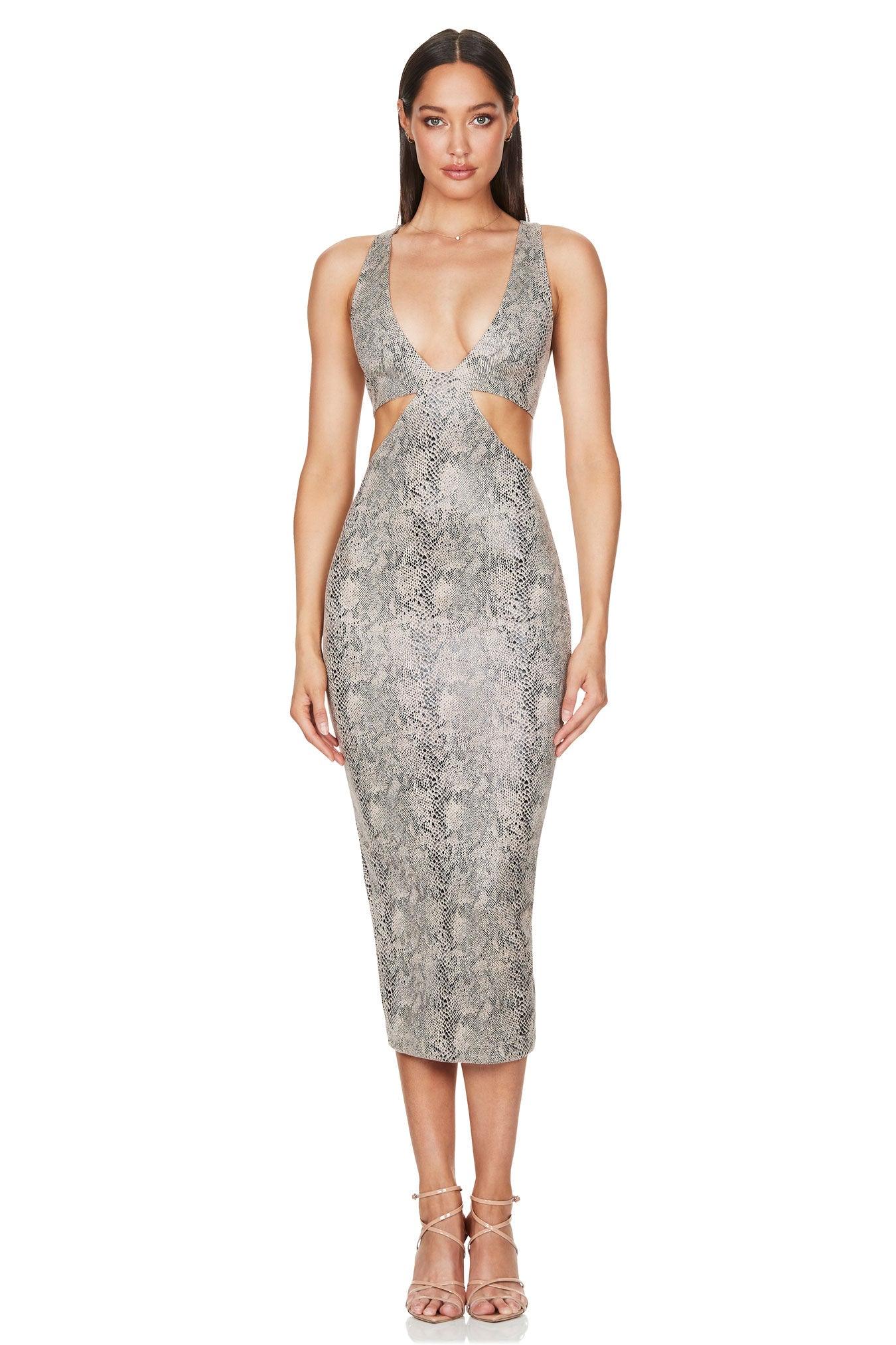 Nookie Gigi Midi Dress - Natural